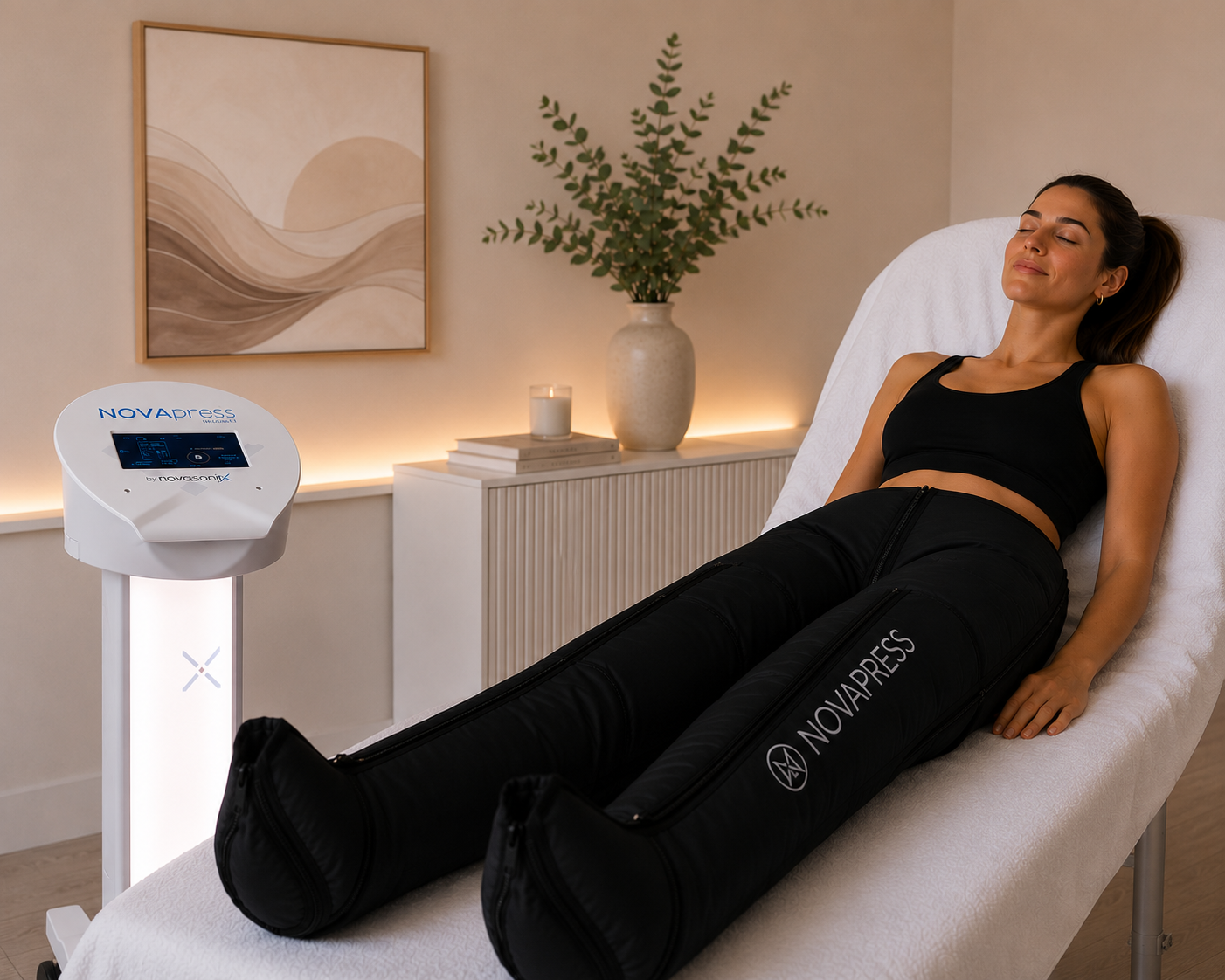 Presoterapia en habitación en Palafrugell