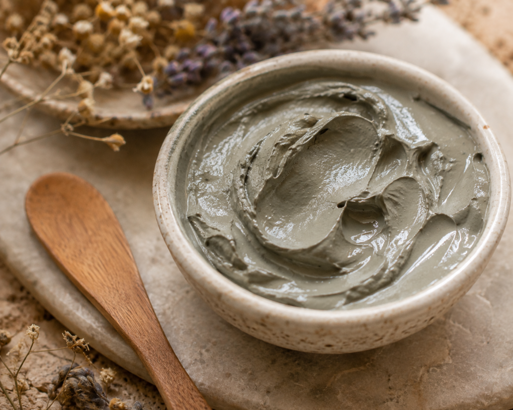 Mascarilla de arcilla natural para pieles grasas
